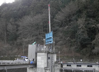 河川ゲート 扉体リニューアル